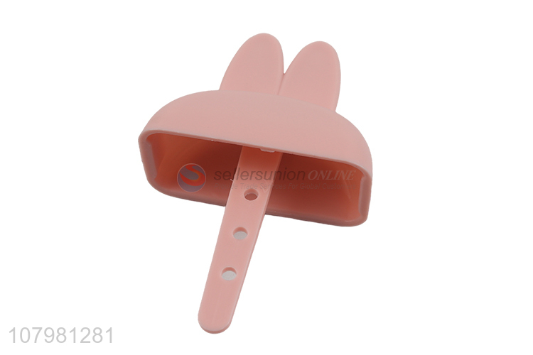 China imports rabbit shape food grade plastic popsicle molds ice pop maker