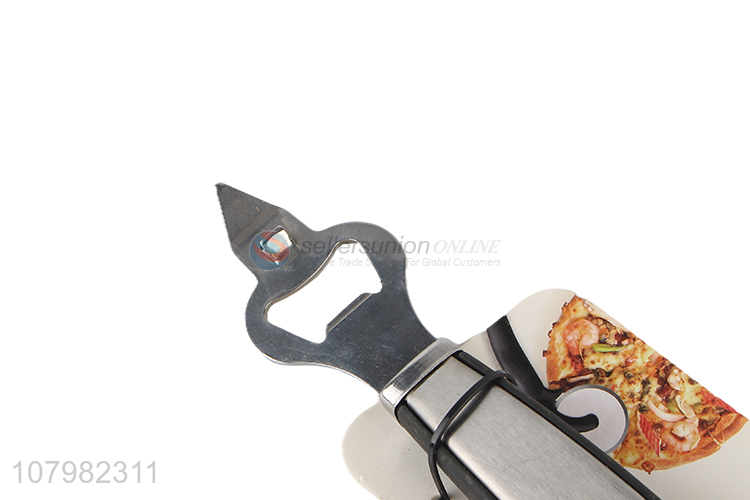 New design silver stainless steel tip soda bottle opener