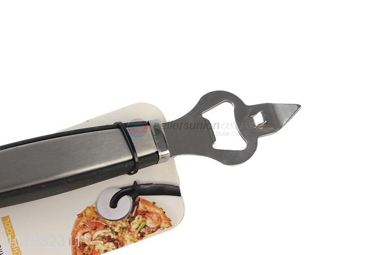 New design silver stainless steel tip soda bottle opener