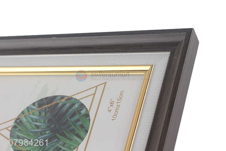 Good quality rectangular decorative family photo picture frame for sale