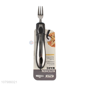 Top Quality Soft Non-Slip Handle Stainless Steel Fork Dinner Fork