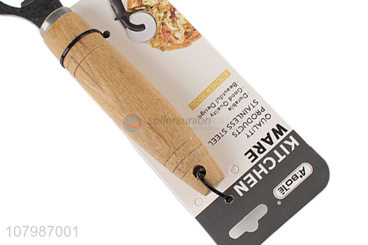 Top products non-slip wooden handle multi-function bottle opener