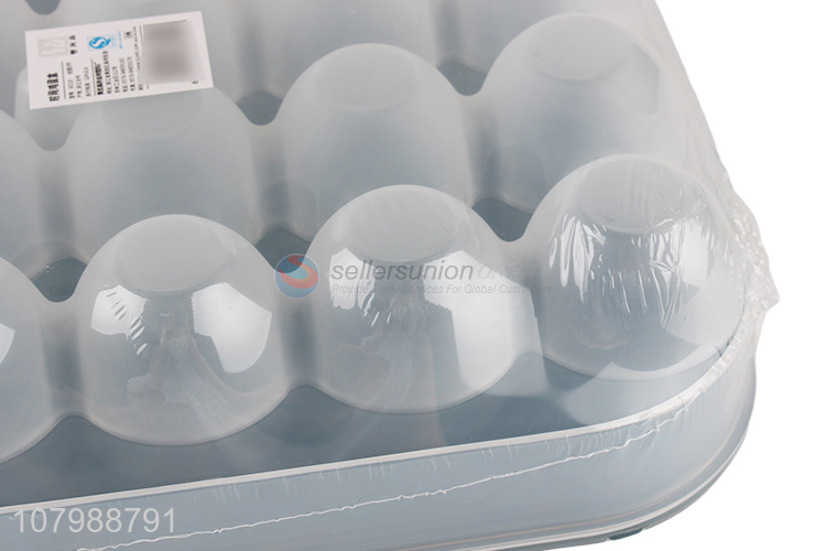 New hot sale 24 holes plastic egg storage box reusable plastic egg storage tray