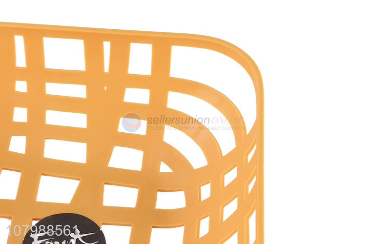 Online wholesale square bird nest shape plastic fruit basket tabletop organizer
