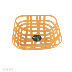 Online wholesale square bird nest shape plastic fruit basket tabletop organizer