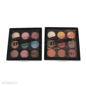 Low price 9-color eyeshadow lasting makeup byeshadow palette wholesale