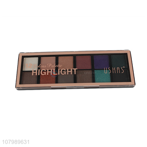 Yiwu wholesale multicolor glitter eyeshadow portable makeup eyeshadow palette