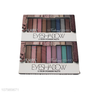 Factory price 11 colors candy color eyeshadow ladies cosmetics