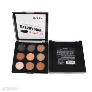 Yiwu exports 9-color eyeshadow portable eyeshadow palette for women