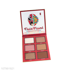 Chinese Style Makeup 6 Colors Highlight & Contour Palette