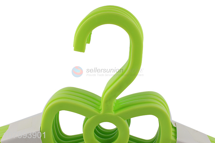 New hot sale bowknot design plastic clothes hanger skirt hanger scarf hanger