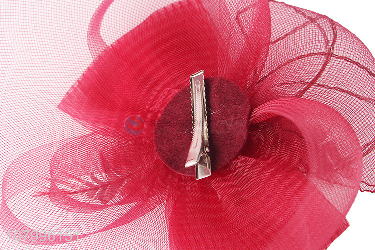 Recent design elegant fascinator top hat fascinator hairpin for women headwear