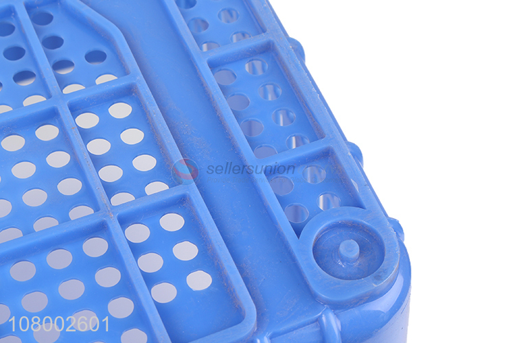 Recent product fruit vegetable crates plastic storage basket with iron handles