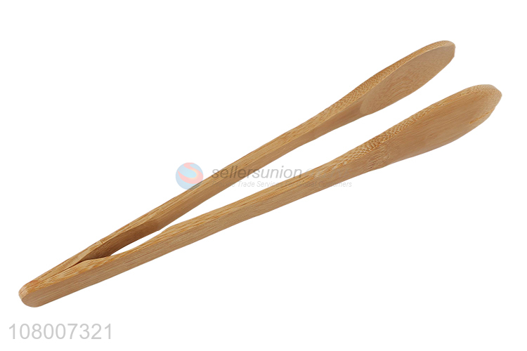 Online wholesale bamboo kitchen tools food tongs bread tongs for sale