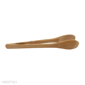 Online wholesale bamboo kitchen tools food tongs bread tongs for sale