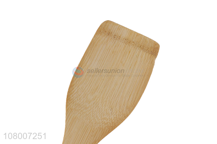 High quality eco-friendly bamboo long handle utensils spatula