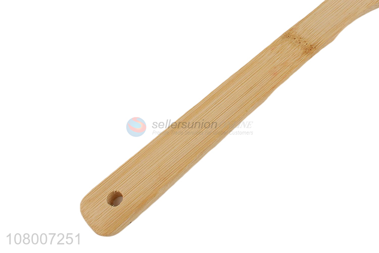 High quality eco-friendly bamboo long handle utensils spatula