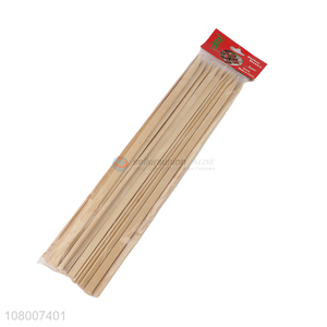 Factory supply disposable long barbecue bamboo skewer sticks