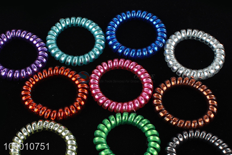 Custom Durable Large Coiled Hair Ties Hair Ring