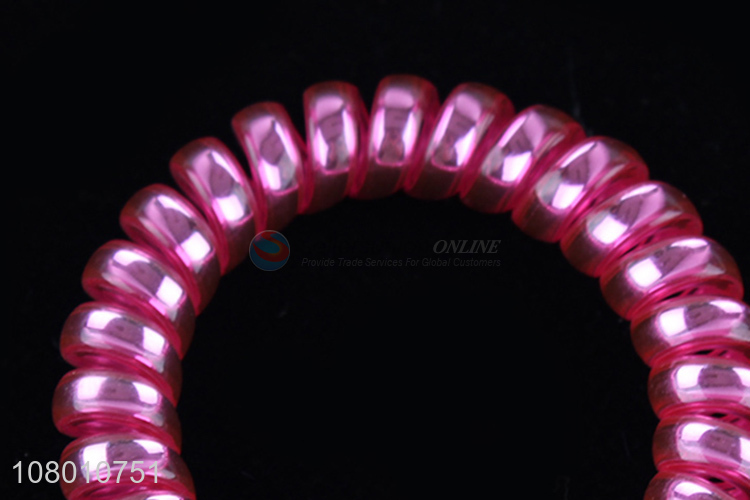 Custom Durable Large Coiled Hair Ties Hair Ring