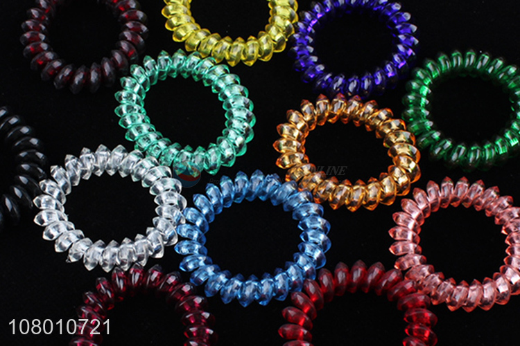 Fashion Design Telephone Cord Hair Tie Elastic Hair Ring