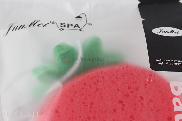 Best price fruit shape body cleaning bath sponge for sale