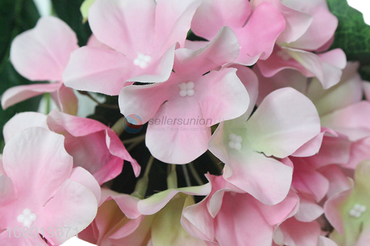 High quality fake flower simulation hydrangea artificial flower wholesale
