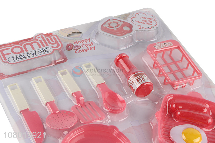 Factory supply kitchen toys pretend play toys plastic cooking tool toy