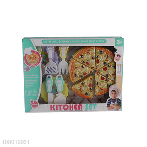 Recent design kitchen toys pretend play toys kitchen tool pizza toy