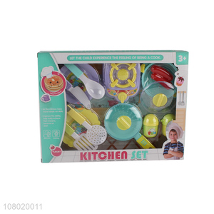 Hot items kitchen toys pretend play toys cookware utensil set toys