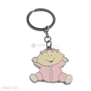 Top product metal keychain enamel custom key chain promotional gift