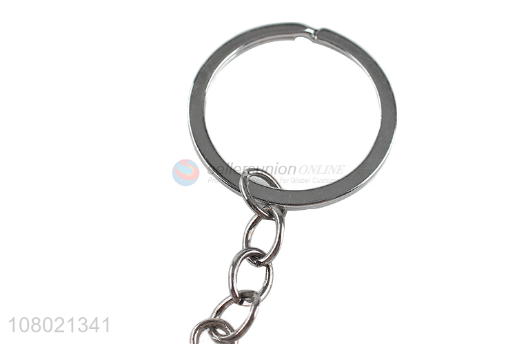 Low price zinc alloy lovely key chain enamel key ring bag charms