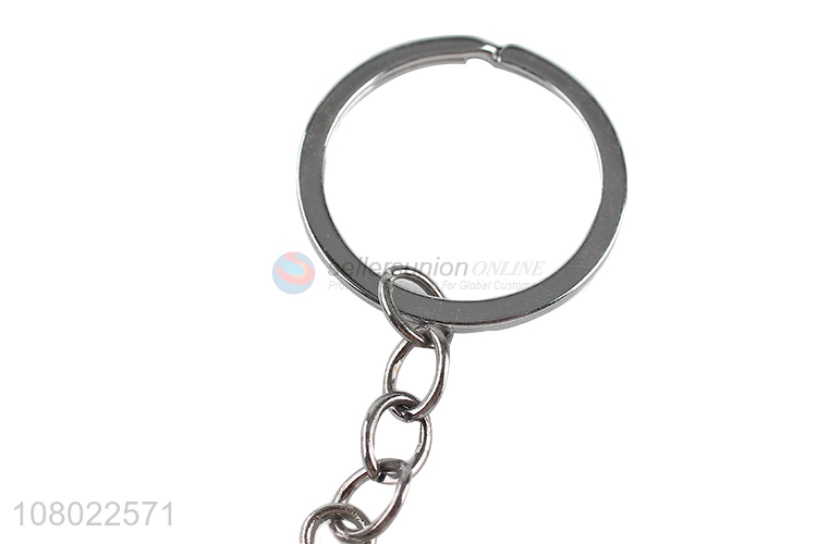 Yiwu market cartoon metal keychains cute key ring princess key chain