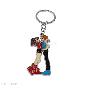 China factory adorable keychain enamel key chain bag charms wholesale