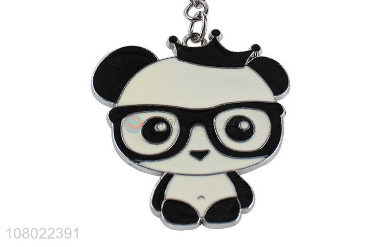 Factory supply cartoon animal keychains cute key ring panda key chain