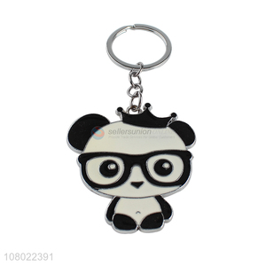 Factory supply cartoon animal keychains cute <em>key</em> ring panda <em>key</em> <em>chain</em>