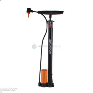 Factory wholesale stainless steel portable manual bicycle inflator