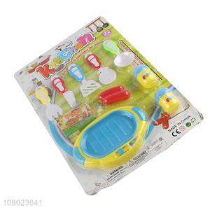 Hot sale plastic children kitchen tableware toys for gifts