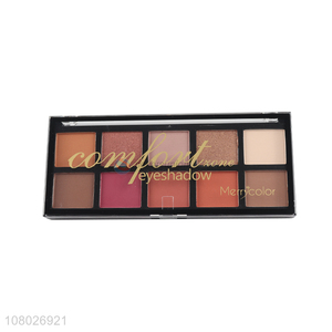 New product 10 colors eyeshadow palette highly pigmented eyeshadow
