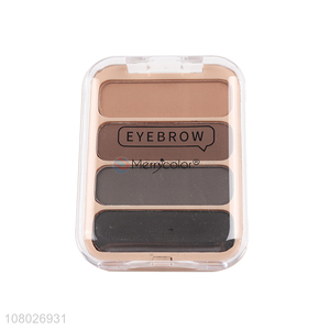 China factory  palette long lasting waterproof 4 colors eyebrow powder