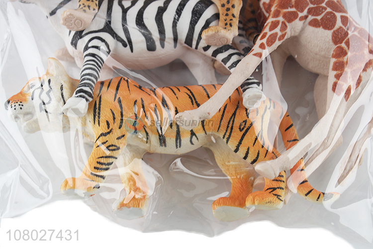 Popular products multicolor wild animal model toy set