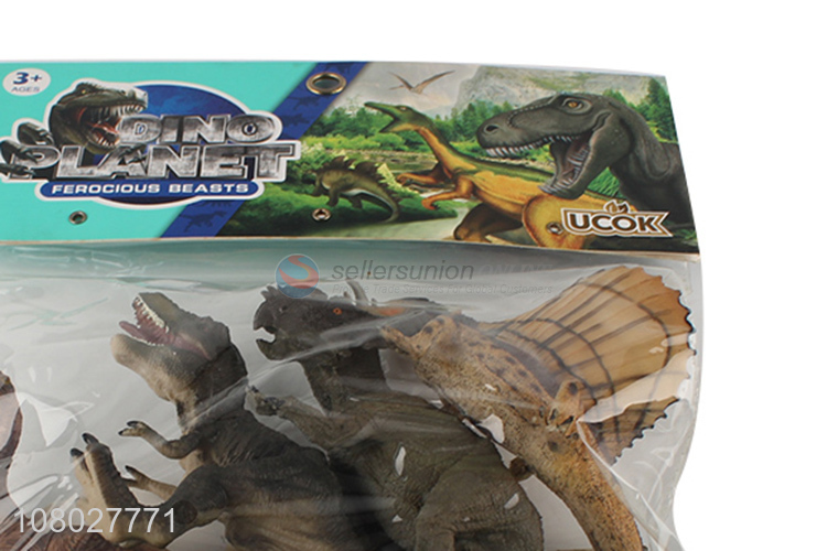 Wholesale multicolor boxed dinosaur toy model suit