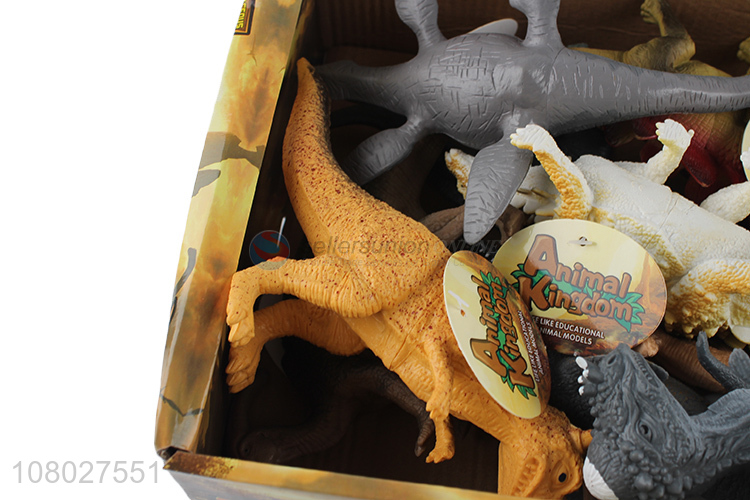 Hot selling creative boxed dinosaur model toy set