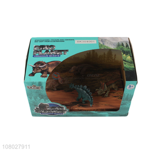 Yiwu wholesale creative PVC boxed dinosaur toy model set