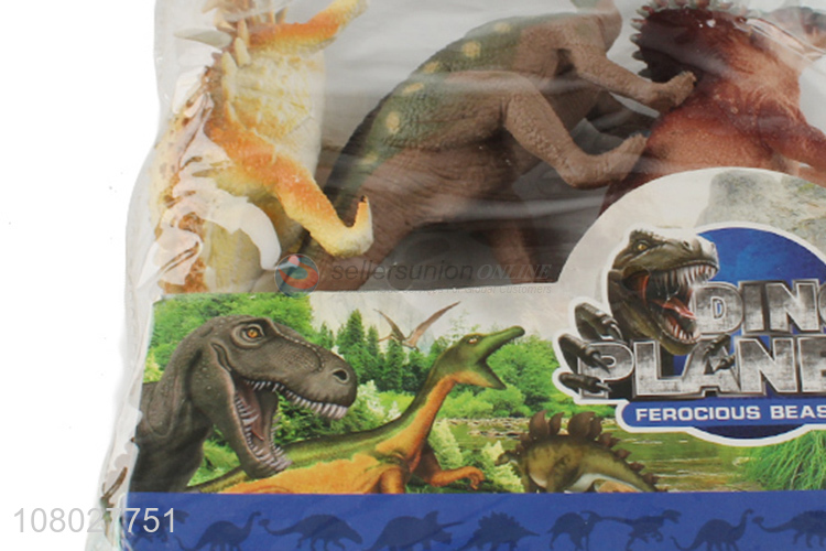 Hot sale multicolor boxed animal model set creative dinosaur toy