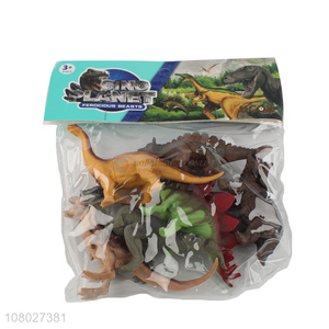 Good quality multicolor dinosaur model toy creative animal model