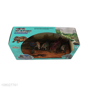 New style creative dinosaur toy boxed animal model set