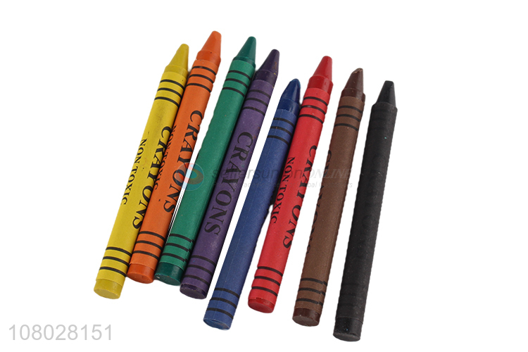 Cheap price 8pieces durable students crayons set for drawing