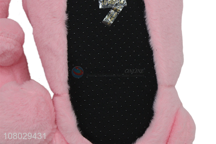 Online wholesale women winter slippers lovely 3D bear slippers for girls