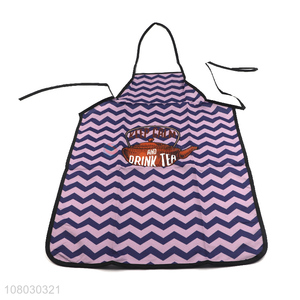 Online wholesale customized polyester apron kitchen cooking apron for women